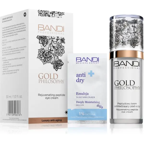 BANDI Cosmetics BANDI Cosmetics Gold Philosophy krema za područje oko očiju s peptidima 30 ml