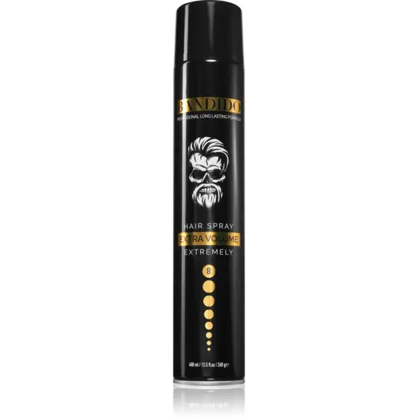 BANDIDO BANDIDO Hair Spray lak za kosu nijansa Black 400 ml