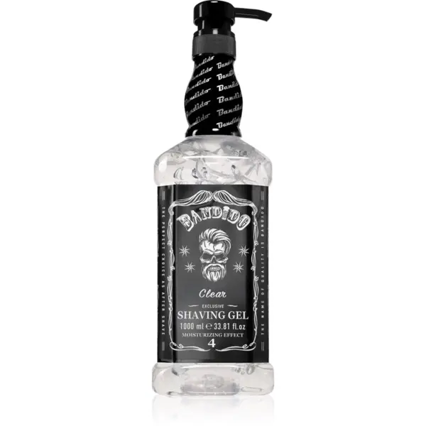 BANDIDO BANDIDO Shaving Gel gel za brijanje nijansa Clear Exclusive 1000 ml