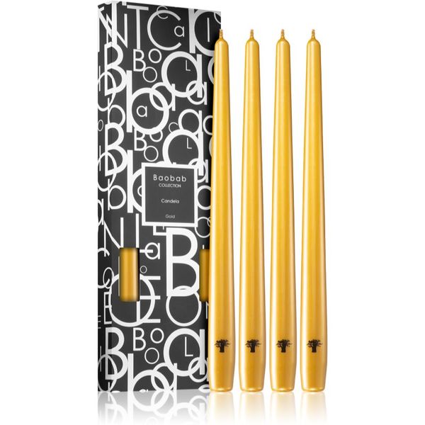 Baobab Collection Baobab Collection Candela Gold svijeća 4 kom