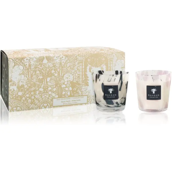 Baobab Collection Baobab Collection Pearls Candle Duo poklon set