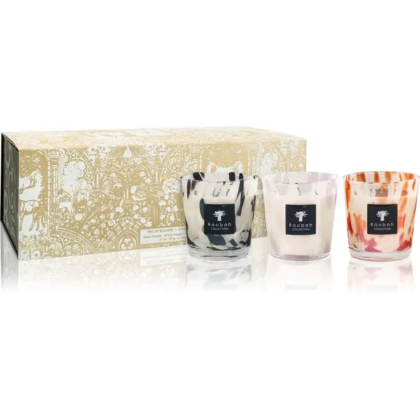 Baobab Collection Baobab Collection Pearls Candle Trio poklon set