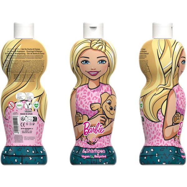 Barbie Barbie 2in1 blagi gel za tuširanje i šampon za djecu 400 ml