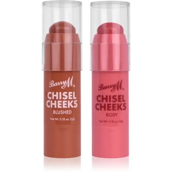 Barry M Barry M Chisel Cheeks kremasto rumenilo u sticku duo balení 2x5 g