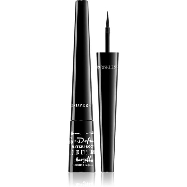 Barry M Barry M Eye Define tekući eyelineri nijansa Super Gloss Black 2 ml