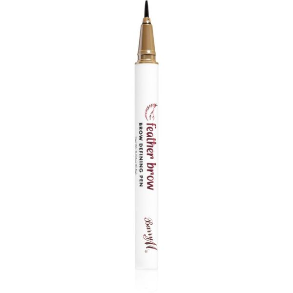 Barry M Barry M Feather Brow Defining Pen tuš za obrve nijansa Light 1,2 g