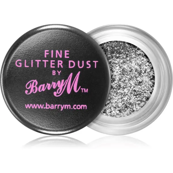 Barry M Barry M Fine Glitter Dust sjenilo za oči sa šljokicama nijansa Silver 10 g