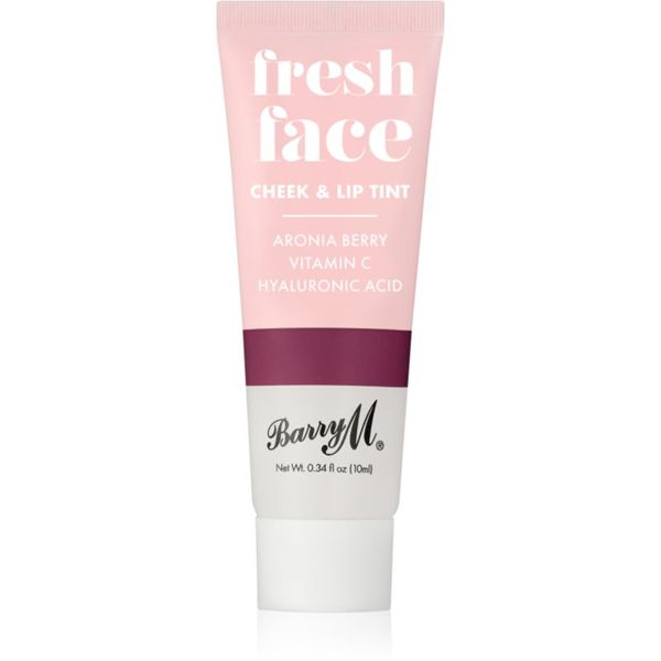 Barry M Barry M Fresh Face multifunkcionalna šminka za usne i lice nijansa Blackberry 10 ml