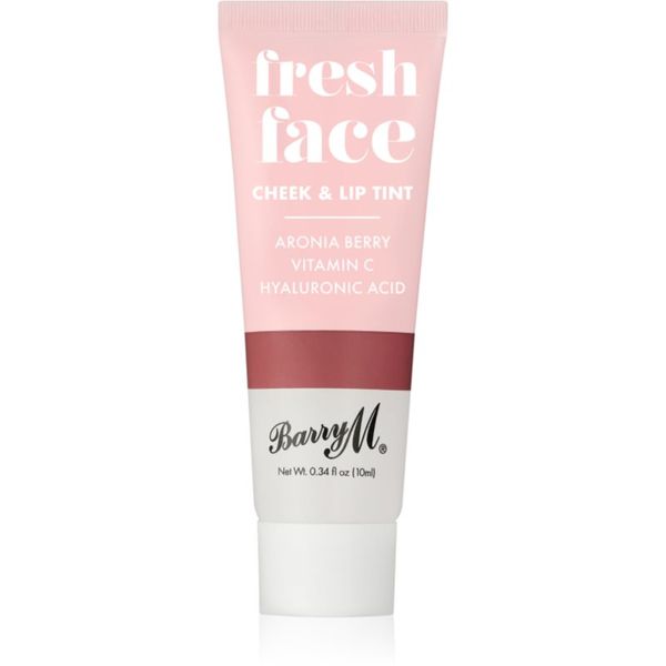 Barry M Barry M Fresh Face multifunkcionalna šminka za usne i lice nijansa Deep Rose 10 ml