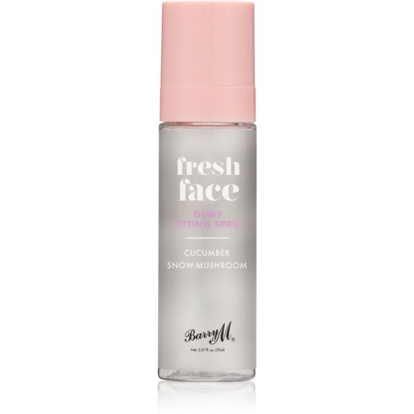 Barry M Barry M Fresh Face sprej za fiksiranje šminke Cucumber & Snow Mushroom 70 ml