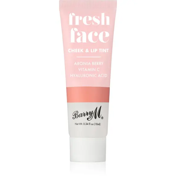 Barry M Barry M Fresh Face tekuće rumenilo i sjajilo za usne nijansa Peach Glow 10 ml