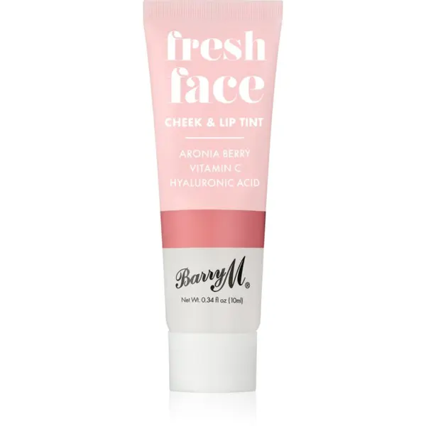 Barry M Barry M Fresh Face tekuće rumenilo i sjajilo za usne nijansa Summer Rose 10 ml