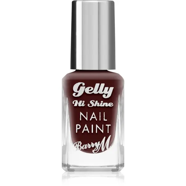 Barry M Barry M Gelly Hi Shine lak za nokte nijansa Black Cherry 10 ml