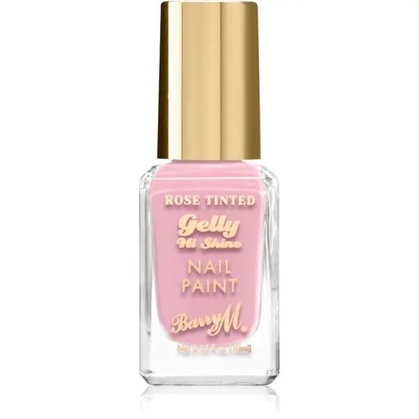 Barry M Barry M Gelly Hi Shine Rose Tinted lak za nokte nijansa Blushed 10 ml