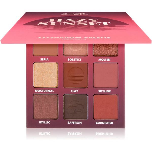 Barry M Barry M Hazy Sunset paleta sjenila za oči nijansa Hazy Sunset 9x1,4 g