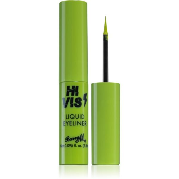 Barry M Barry M Hi Vis Neon tekući eyelineri nijansa Green 2,8 ml