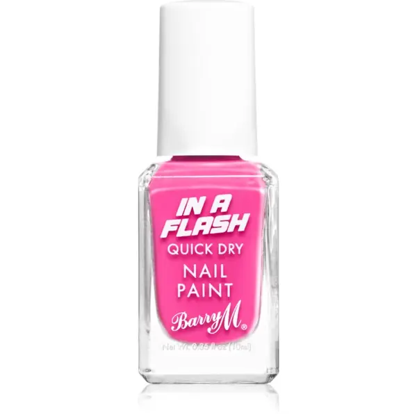 Barry M Barry M IN A FLASH brzosušeći lak za nokte nijansa Pink Burst 10 ml