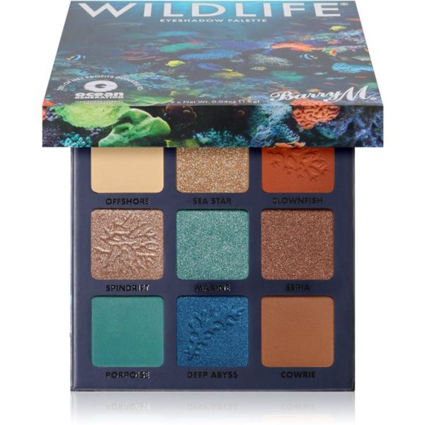 Barry M Barry M Wildlife Ocean paleta sjenila za oči 10,8 g