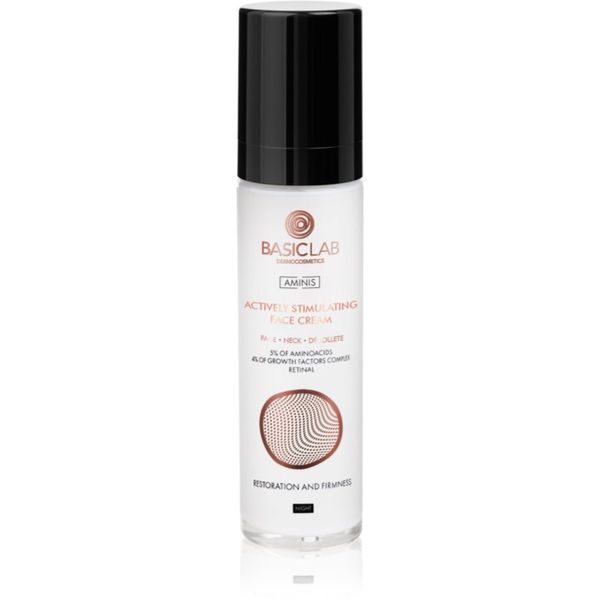 BasicLab BasicLab Dermocosmetics Aminis obnavljajuća noćna krema s aminokiselinama 50 ml