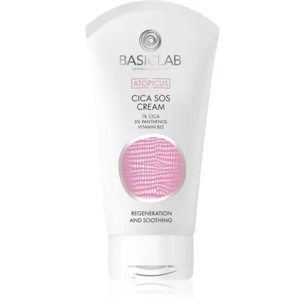 BasicLab BasicLab Dermocosmetics Atopicus SOS krema za osjetljivo lice sklono crvenilu 75 ml