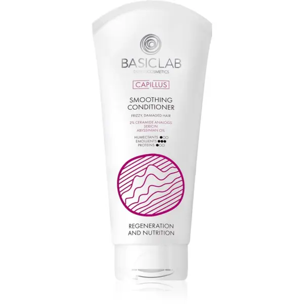 BasicLab BasicLab Dermocosmetics Capillus regenerator za zaglađivanje za neposlušnu i anti-frizz kosu 100 ml