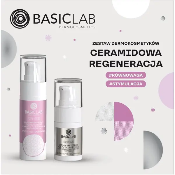 BasicLab BasicLab Dermocosmetics Ceramide Regeneration poklon set za regeneraciju lica