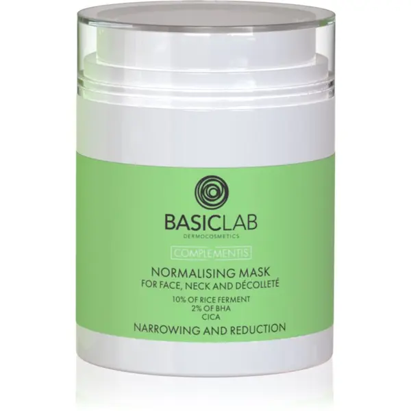BasicLab BasicLab Dermocosmetics Complementis maska za normaliziranje za mješovitu i masnu kožu 50 ml