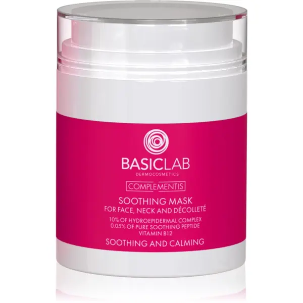 BasicLab BasicLab Dermocosmetics Complementis umirujuća maska za crvenu i nadraženu kožu lica 50 ml