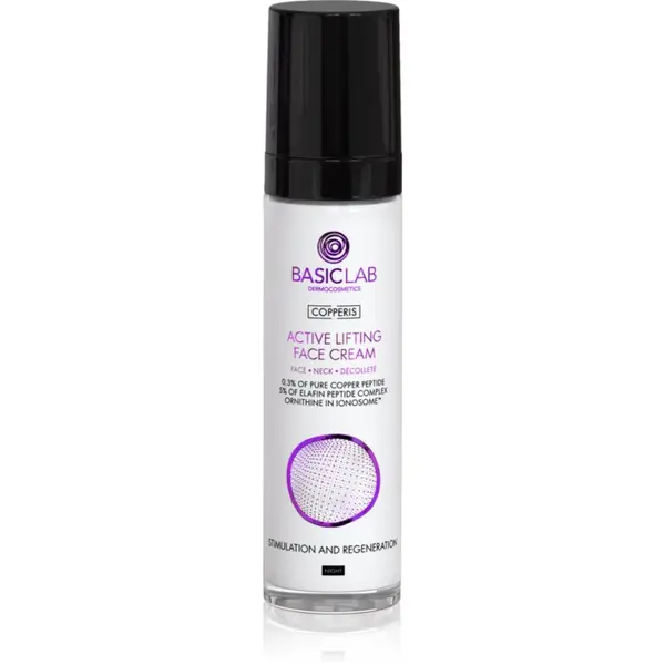 BasicLab BasicLab Dermocosmetics Copperis aktivna krema za lifting za noć 50 ml