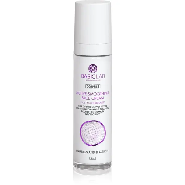 BasicLab BasicLab Dermocosmetics Copperis dnevna krema za zaglađivanje s peptidima 50 ml
