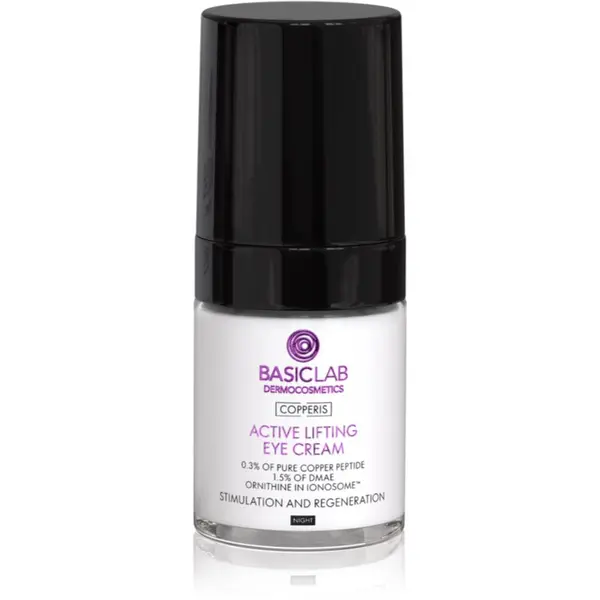 BasicLab BasicLab Dermocosmetics Copperis lifting krema za oči za noć 18 ml