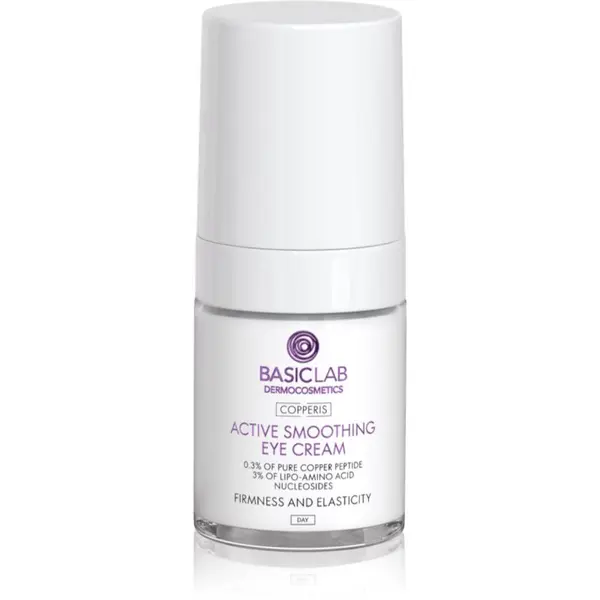 BasicLab BasicLab Dermocosmetics Copperis zaglađujuća krema za oči za dan 18 ml