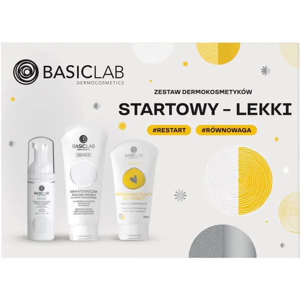 BasicLab BasicLab Dermocosmetics Light Basic poklon set za osjetljivu kožu lica