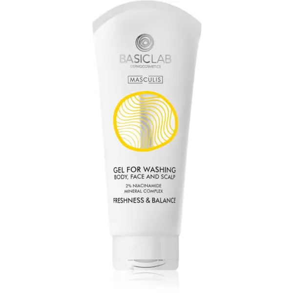 BasicLab BasicLab Dermocosmetics Masculis gel za tuširanje za lice, tijelo i kosu 100 ml