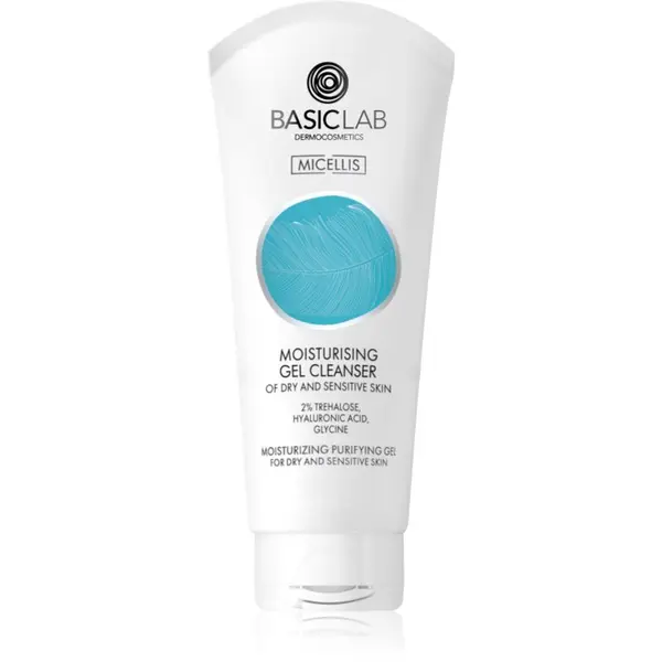 BasicLab BasicLab Dermocosmetics Micellis hidratantni gel za čišćenje za suho i osjetljivo lice 100 ml