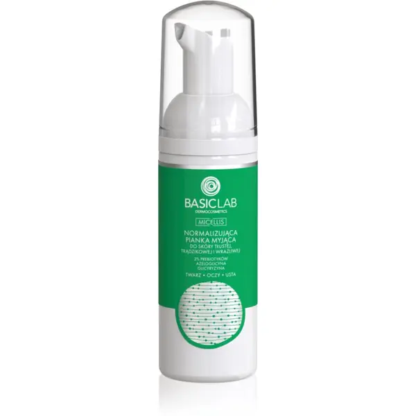 BasicLab BasicLab Dermocosmetics Micellis nježna pjena za čišćenje za masno lice sklono aknama 50 ml