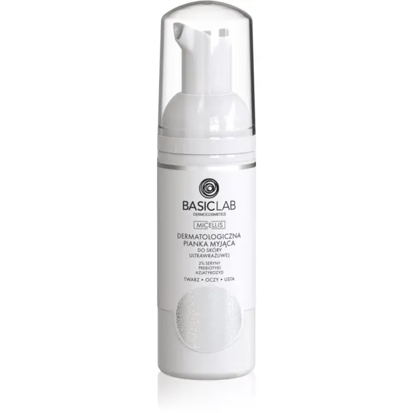 BasicLab BasicLab Dermocosmetics Micellis nježna pjena za čišćenje za vrlo osjetljivo lice 50 ml