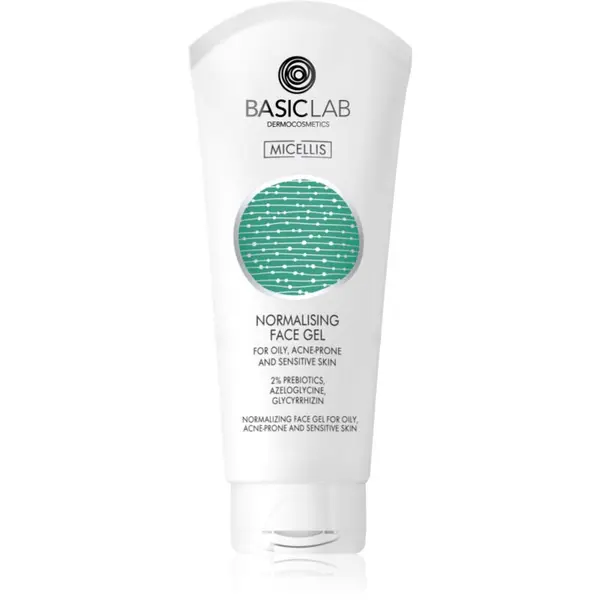 BasicLab BasicLab Dermocosmetics Micellis normalizirajući gel za čišćenje za masno lice sklono aknama 100 ml