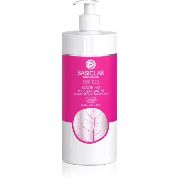 BasicLab BasicLab Dermocosmetics Micellis umirujuća micelarna voda za lice sklono crvenilu 500 ml