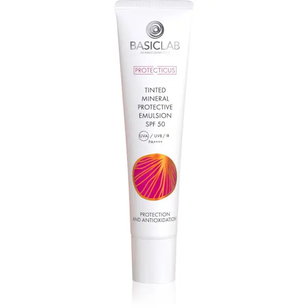 BasicLab BasicLab Dermocosmetics Protecticus zaštitna emulzija za osjetljivu kožu lica sklonu crvenilu SPF 50+ 40 ml