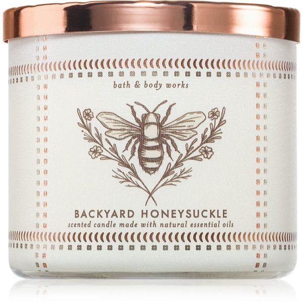 Bath & Body Works Bath & Body Works Backyard Honeysuckle mirisna svijeća 411 g