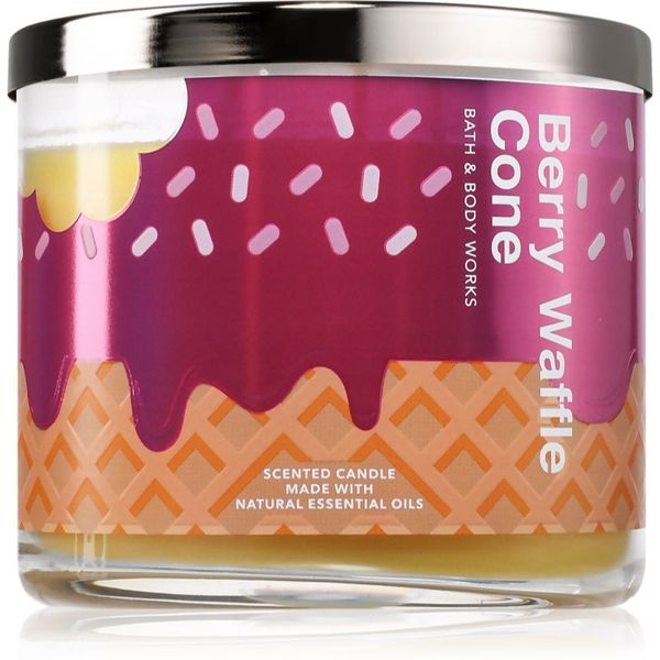 Bath & Body Works Bath & Body Works Berry Waffle Cone mirisna svijeća 411 g