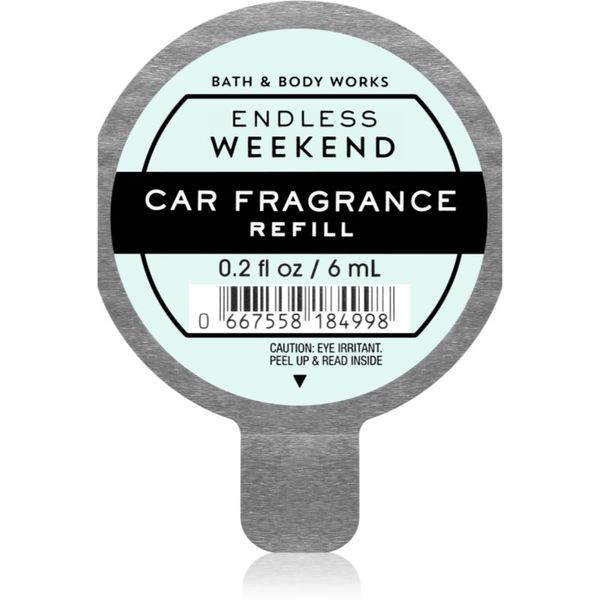 Bath & Body Works Bath & Body Works Endless Weekend miris za auto zamjensko punjenje 6 ml