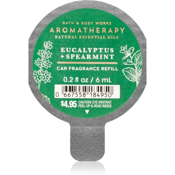 Bath & Body Works Bath & Body Works Eucalyptus Spearmint miris za auto zamjensko punjenje 6 ml