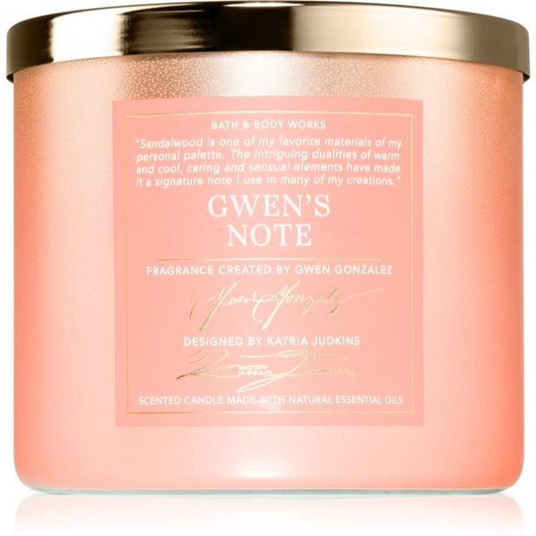 Bath & Body Works Bath & Body Works Gwen's Note mirisna svijeća 411 g