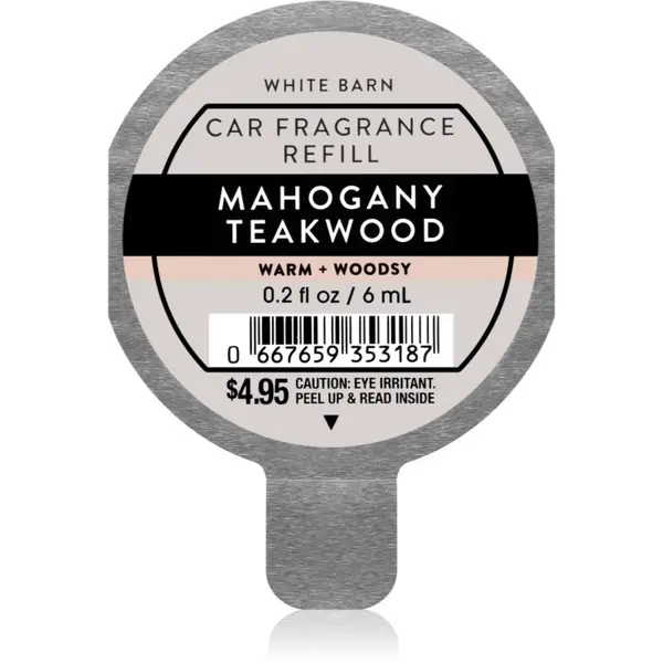 Bath & Body Works Bath & Body Works Mahogany Teakwood miris za auto zamjensko punjenje 6 ml