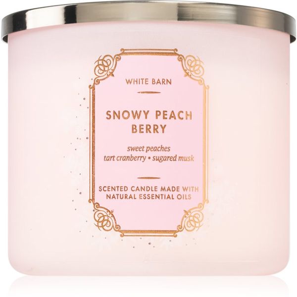 Bath & Body Works Bath & Body Works Snowy Peach Berry mirisna svijeća 411 g