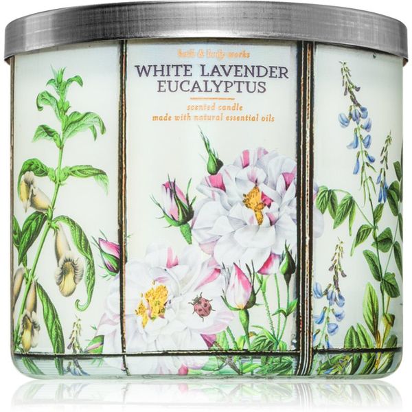 Bath & Body Works Bath & Body Works White Lavender Eucalyptus mirisna svijeća 411 g