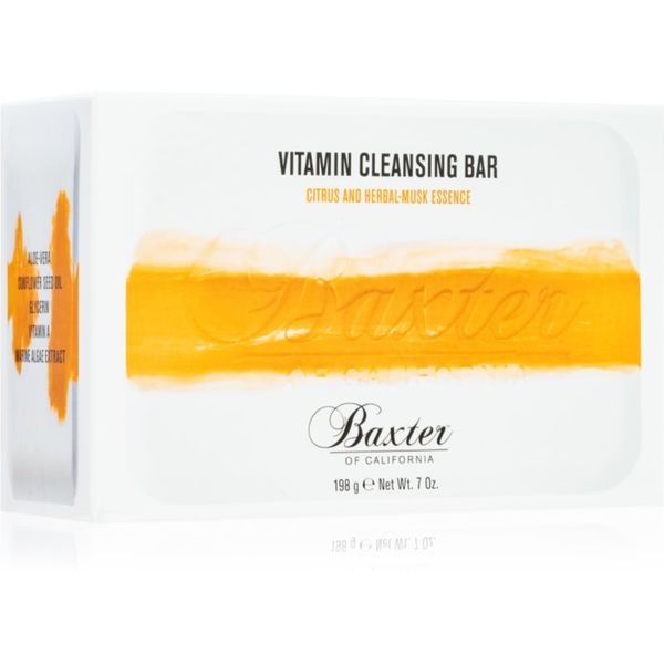 Baxter of California Baxter of California Vitamin Cleansing Bar Citrus and Herbal-Musk hranjivi tekući sapun 198 g