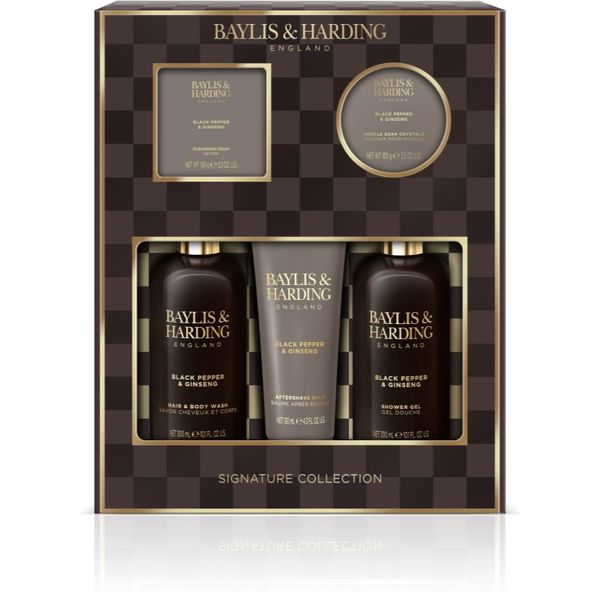 Baylis & Harding Baylis & Harding Black Pepper & Ginseng poklon set (za kupke) za muškarce